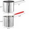 Deep Frying Pot  Kitchen Fryer With Strainer Stainless Steel Tempura Fryer Pan Fry Pot Chicken Fried Chicken Cooking Tools