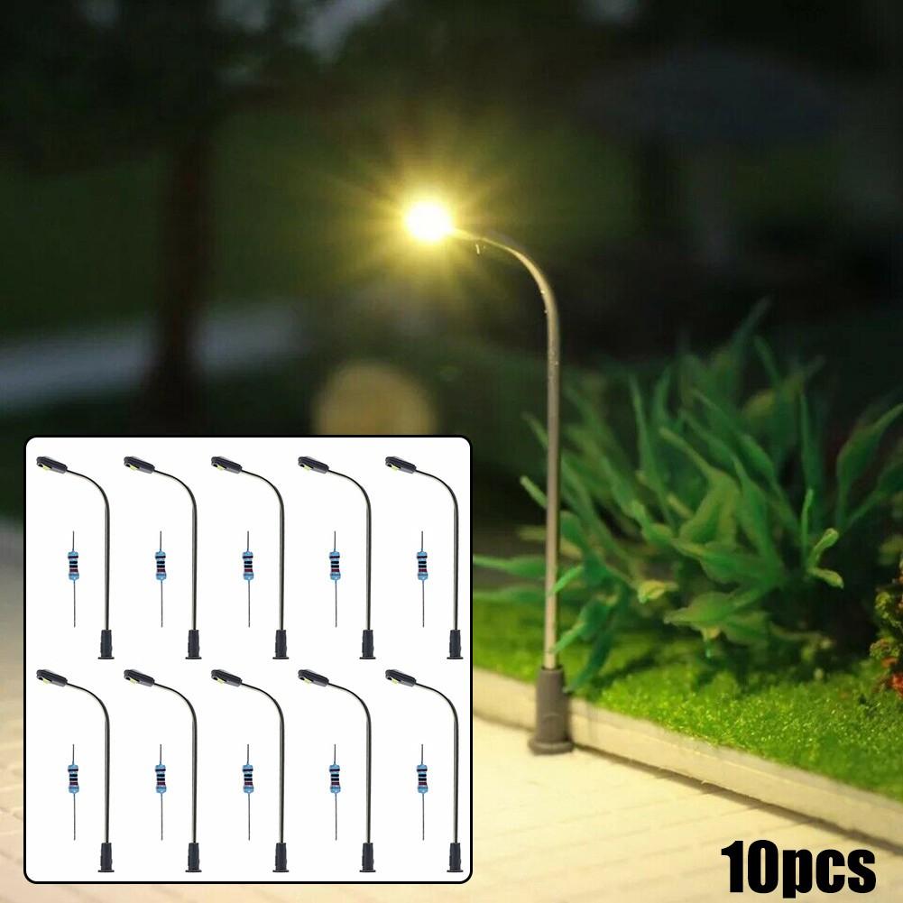LED Street Lights Warm White For Model Making-42mm-Suitable For N, TT Gauge
