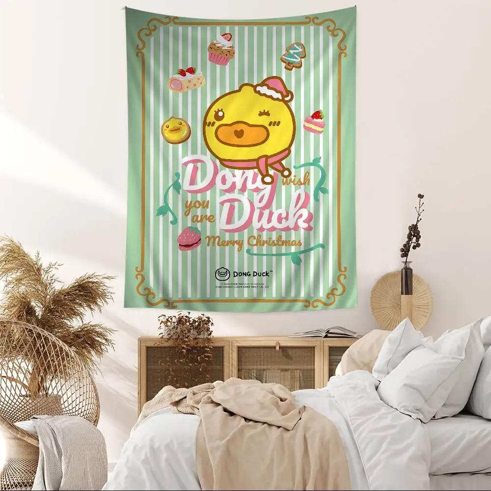 Известная группа B-B.Duck мультфильм Подвесной Бохо Гобелен Бохо Настенные Гобелены Мандала Дешевый Хиппи Настенный Декор