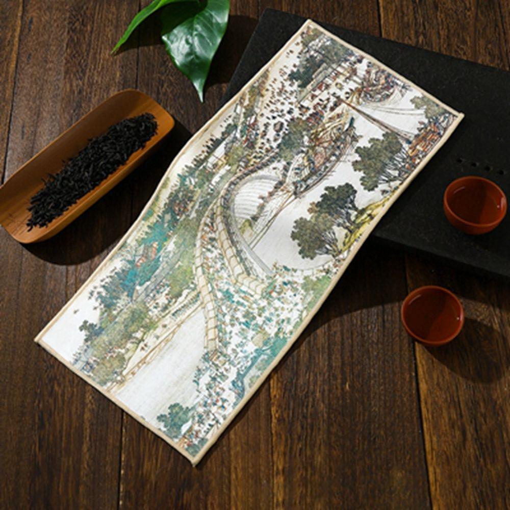 Китайский Толстый Чайный Сервиз Аксессуары Высококлассный Бытовой Профессиональный Чайное Полотенце Подставки Салфетка для Чая