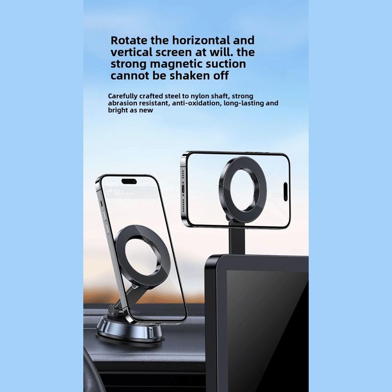 Магнитный автомобильный держатель для телефона, регулируемый на 360°, автомобильный держатель для сотовых телефонов для всех смартфонов