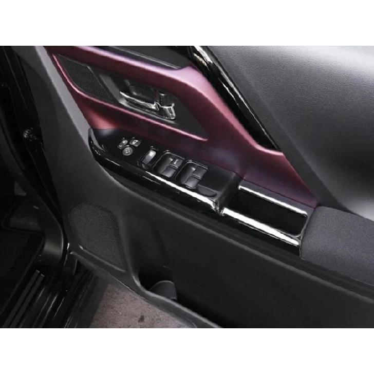Для Suzuki Spacia MK54S MK94S 2024 2025 ABS Накладка на подлокотник окна передней двери Панель переключателей Отделка Молдинг Декоративный элемент
