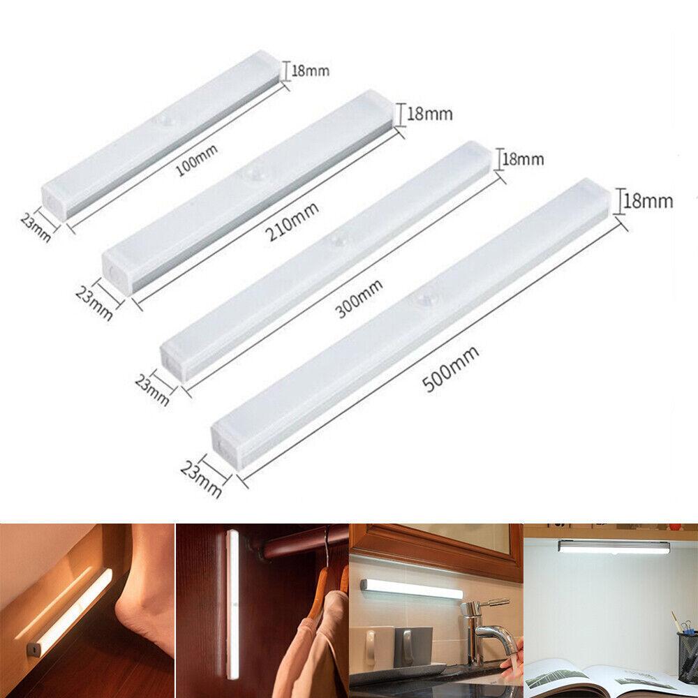 LED Light Cupboard Light Night Light With Motion Detector Sensor Kitchen USB