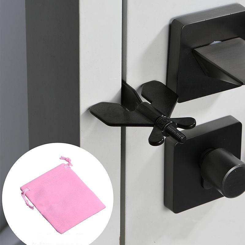 Childproof Door Lock Safety Home Latch Travel Anti-theft Door Stopper Live Alone Self-Defense Door Stop Portable Hotel