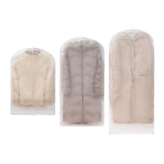 1/3 шт. Подвесные чехлы для одежды с самокомпрессионной молнией, большой емкости, прозрачные, экономящие место