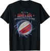 Баскетбольная футболка Harlem Globetrotters с хромированным логотипом и молнией