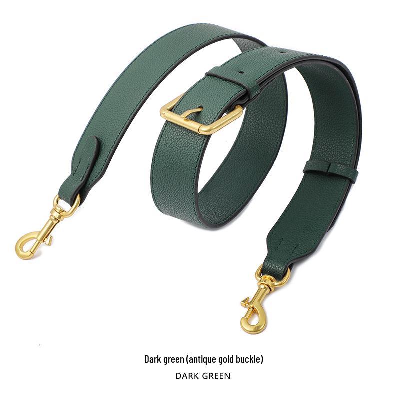 Универсальный широкий плечевой ремень из коровьей кожи с зернистой текстурой личи для сумки Dionysus (модель: MHS-A-9)