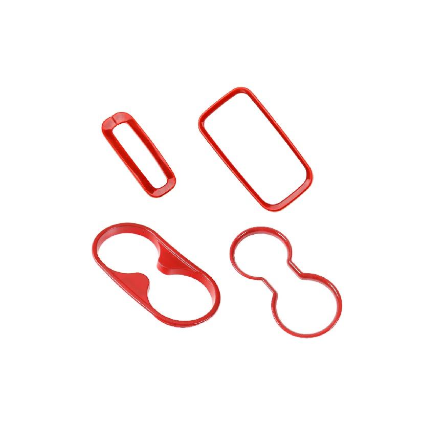 Автомобильный передний и задний держатель для чашки с водой, панель переключения передач, декоративная наклейка для Jeep Wrangler JK 2011-2017, внутренние молдинги