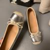 Внутреннее увеличение высоты плюс внешний толстый каблук 7 см балетки для женщин для ношения на улице маленькая евангельская мода универсальные туфли Мэри Джейн