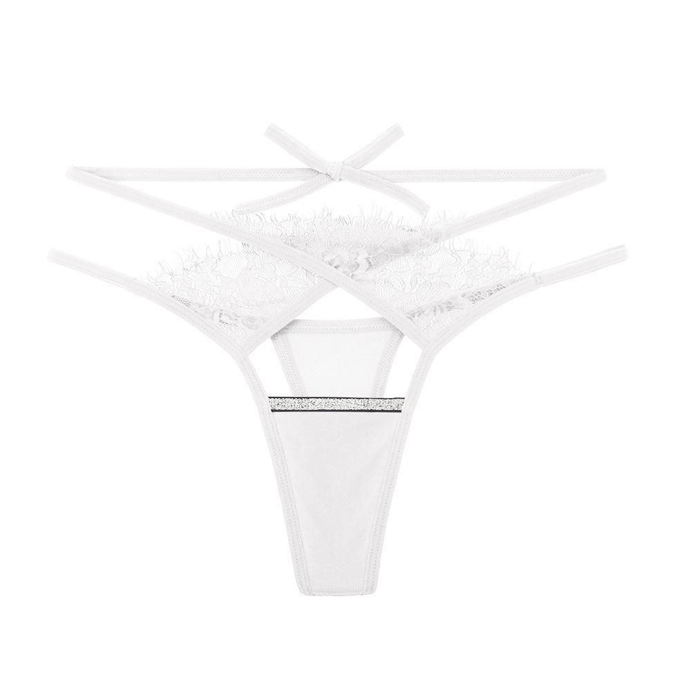 Чистое желание носить кружевные трусики с ресницами, женские высококачественные трусики Sense Hollow на шнуровке, соблазнительная вспышка, сексуальные стринги внутри