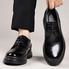 Модная мужская кожаная обувь Оксфорды Классическая шнуровка Формальная обувь для платья Деловой кэжуал Мужская обувь для платья Новая нескользящая подошва Балетки