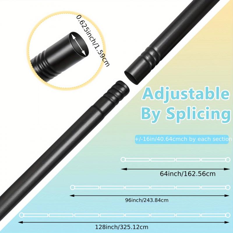 2026 Регулируемый карниз без сверления (32-64 дюйма) для Windows