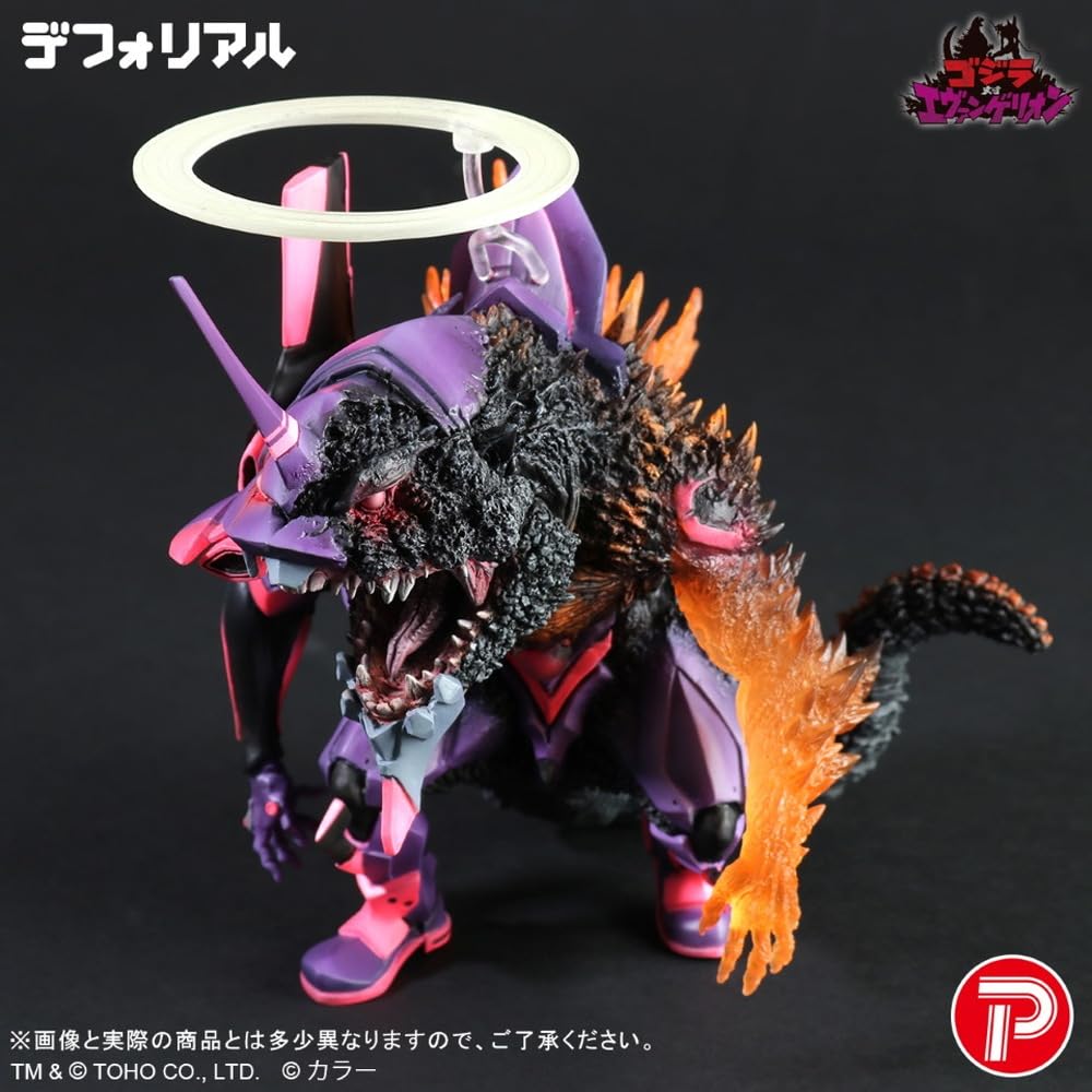 X PLUS GARAGE TOY DefoReal Евангелион Единица-01 Горящий 'G' Пробужденная Форма - Высота прибл.. Длина около 185 мм. 135 мм - ПВХ, не в масштабе, окрашенная, готовая