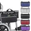Wheelchair Armrest Side Storage Bag Portable Pocket Waterproof Pouch Large Capacity Walker Multifunctional Organizers Bag