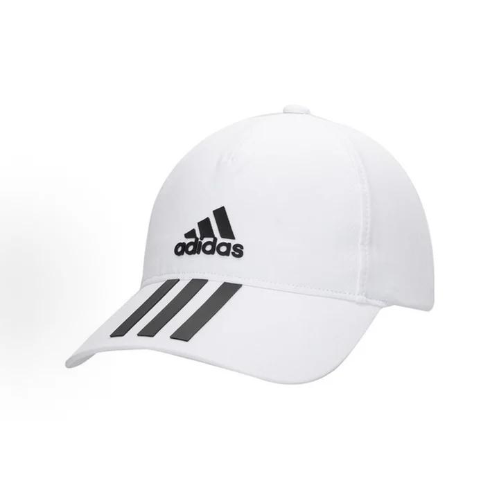 Adidas 3‑Stripes Printed Polyester Headwear, Adjustable Breathable UV‑Shield Hat for Training, Running & Street‑wear GM4511