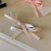 Balletcore Girl Hair Clip Bowknot Female Hair Accessories Bangs Clip Bow Hairpin  For Girl