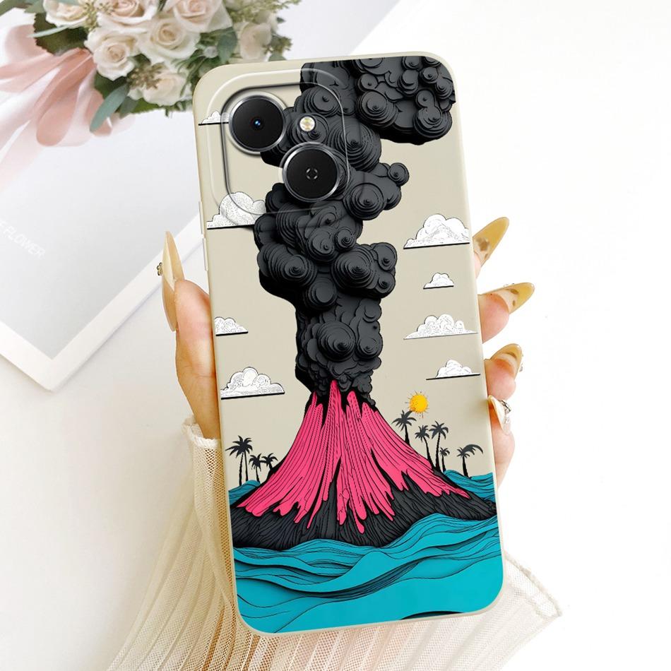 For Tecno Spark 40C 40 KM5 KM4k Fashion Dusk Beach Painting Phone Case For Tecno Spark40C Spark40 4G Soft Silicone Cover Bumpers