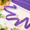 1card Polyester Braided Lace Trim Sewing Centipede Lace Ribbon for Clothes Accessories and Curtains Accessories Dark Violet 5/8 inch(16mm)
