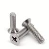 404pcs Stainless Steel Phillips Countersunk Head Screw and Nut Set, M3 M4 M5 Countersunk Head Screws, DIY Screw and Nut Tool Kit