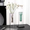 1Pc Home Decor Creative Flower Arrangement Nordic Style Glass Vase Good Gift Hydroponic Straight Staircase