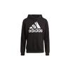 adidas Худи с большим логотипом для мужчин Essentials Черный GK9540