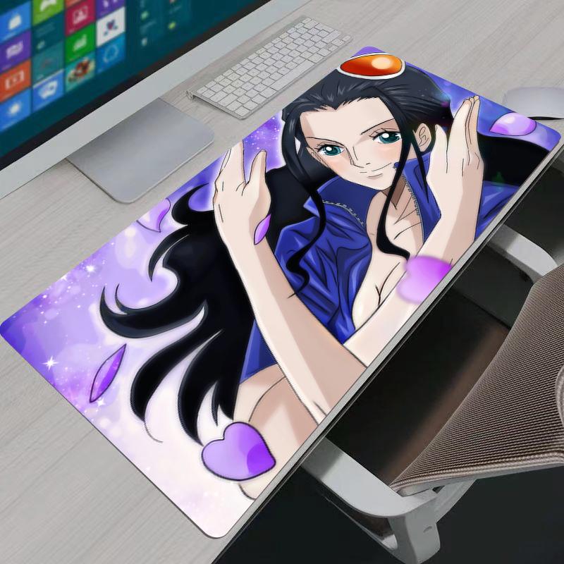 One Piece Nico Robin Mouse Pad Gaming XL New Computer Home Pc Mousepad XXL Desk Mats Natural Rubber Office Anti Slip Mouse Pads