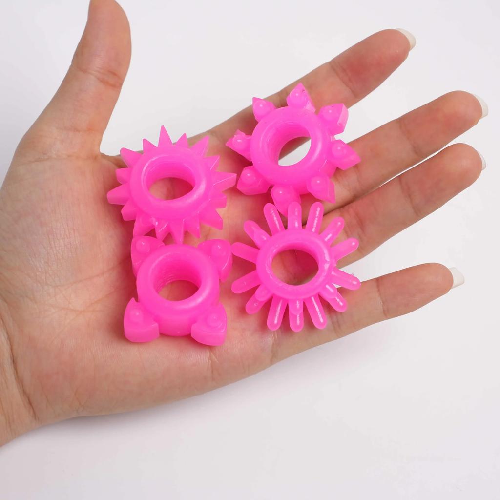 Soft Silicone Penis Cock Ring Delay Ejaculation Ball Scrotum Stretcher Adjustable Semen Sleeve Rings SM Bondage Sex Toy for Men