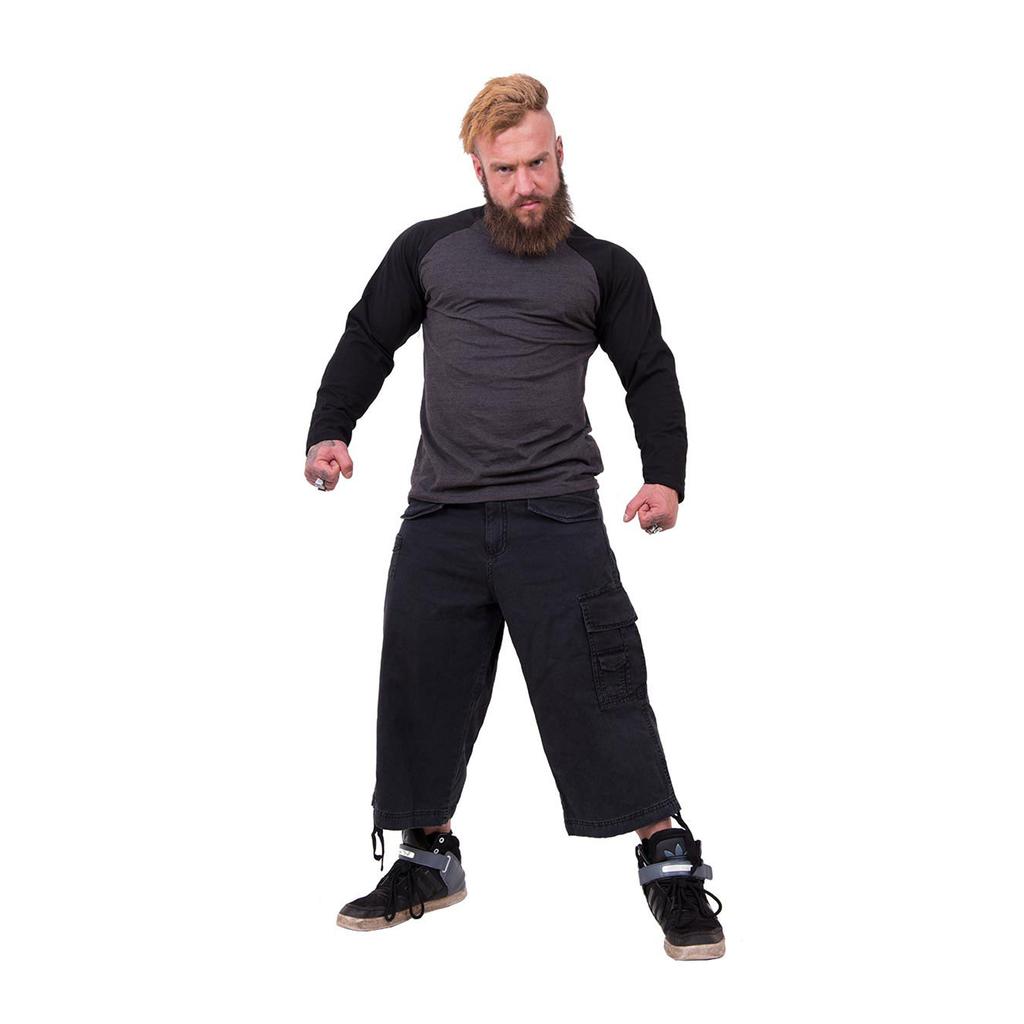 Spiral Direct Unisex Adult Vintage Plain Long Cargo Shorts