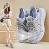 Женские летние кроссовки из сетки, полые, дышащие, сетчатые, на мягкой подошве, для бега