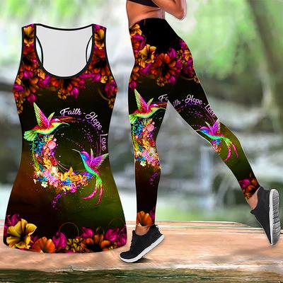 Радостный принт с птицами, йога-костюм для женщин, модные леггинсы для тренировок, фитнес-спорт, повседневные штаны для йоги