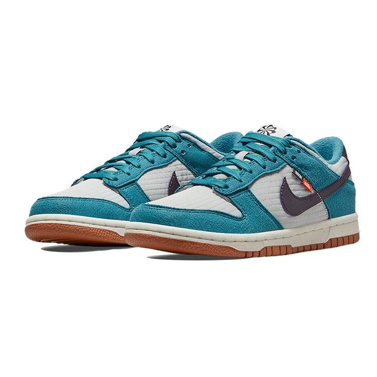 Nike Детские кроссовки Dunk Low SE Next Nature GS Toasty - Rift Blue Grey-Fog Sail Cave-Purple DC9561-400