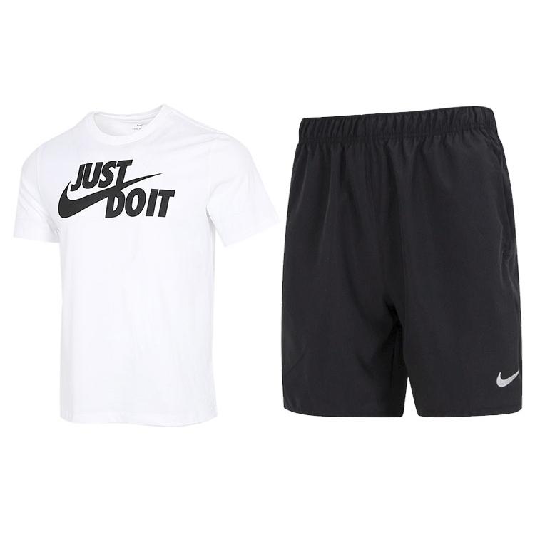 Nike Casual Sportswear Men's Crew Neck Moderate AR5007-100+DV9345-010