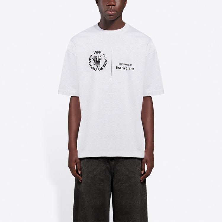 Balenciaga X Wfp Футболка Мужская Серая 612966THV841167