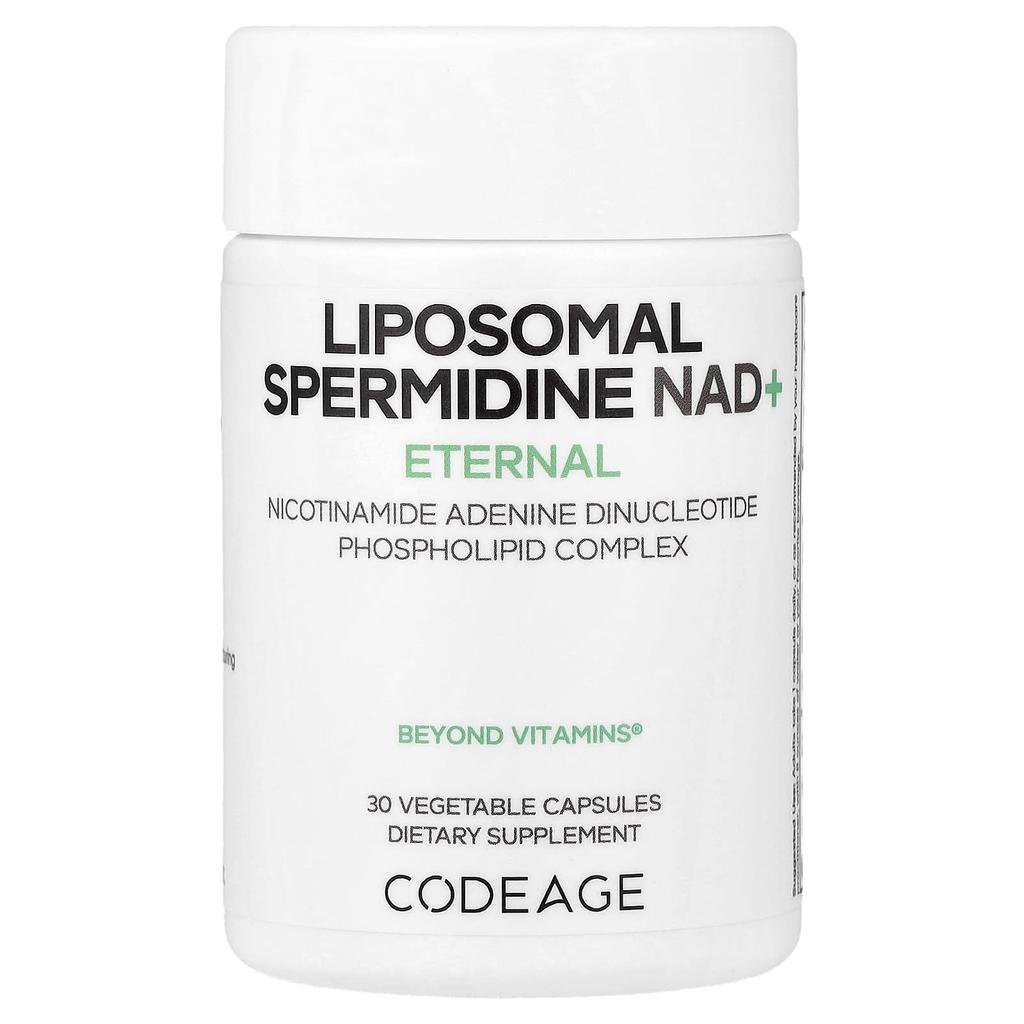 Codeage Liposomal Spermidine NAD+, 30 Veggie Capsules