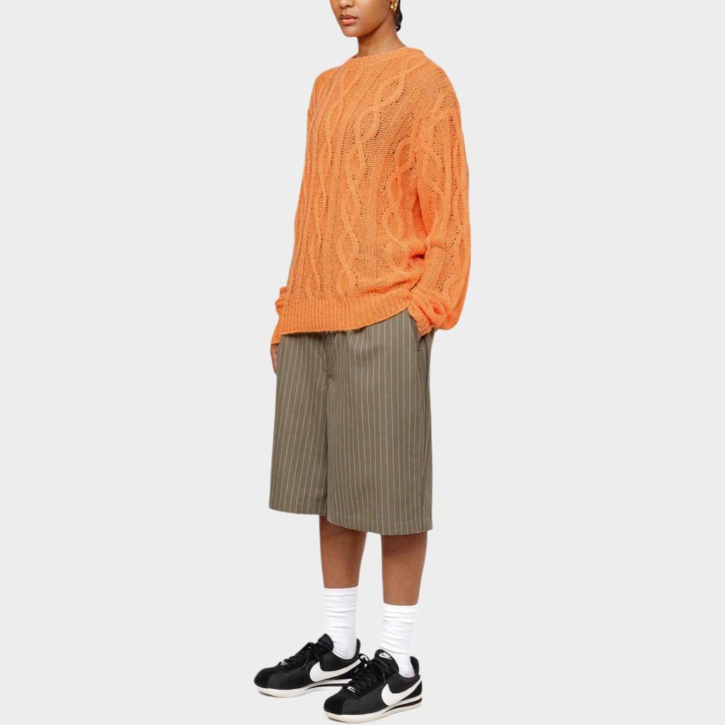 Stussy Свитер крупной вязки с косами 117228