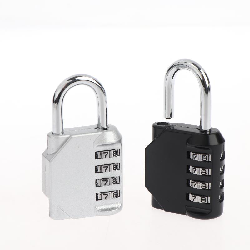 Rugged 4 Digit Combination Padlock for Outdoor Use Durable and Resettable