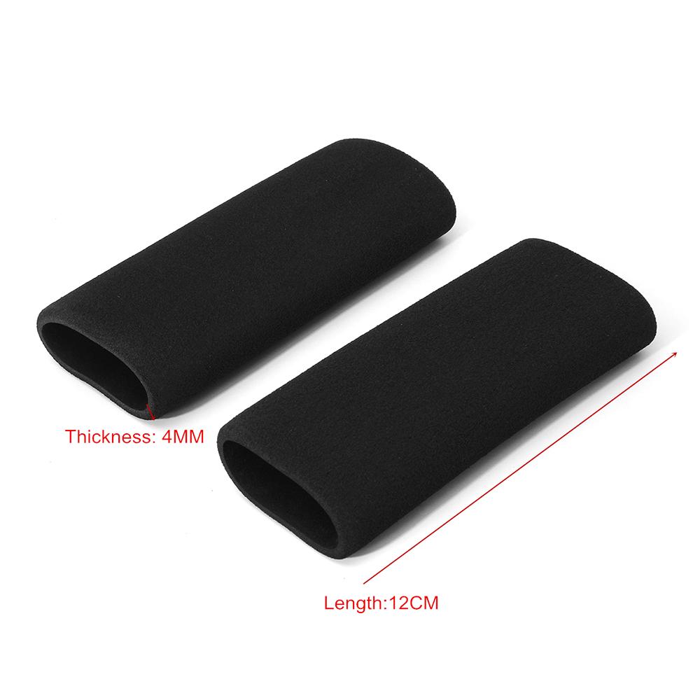 Pair Motorcycle Handlebar Grip Covers Anti-vibration Anti-slip Internal Diameter 31.7-36.8mm