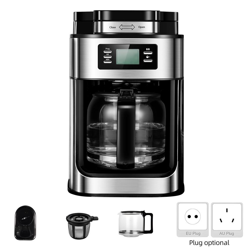 Programmable Coffee Maker with Timer 1050 Watts 1.2L Large Capacity 2-8 Cups Drip Coffee Maker Keep