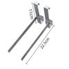 2Pcs Bee Hive Frame Grip Tools Outdoor Garden Accessories Stainless Steel for