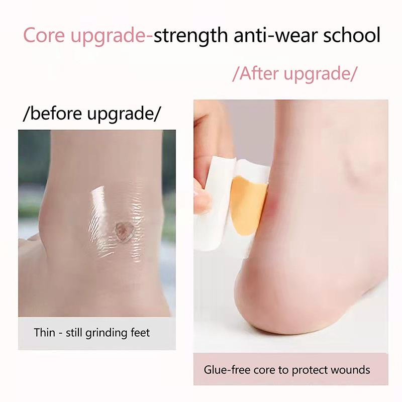 10 шт., гелевые наклейки для обуви, мягкие гидроколлоидные подушечки, облегчающие боль, волдыри, шишки на шишках, мозоли, фрикционное давление, пяточный болевой пластырь