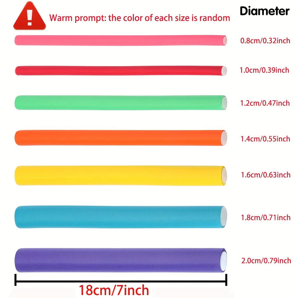 42 шт./лот, без нагрева, щипцы для завивки волос, мягкая губка, щипцы для завивки волос, валик из пены, инструмент для завивки локонов, инструменты для самостоятельной укладки волос, парикмахерские инструменты
