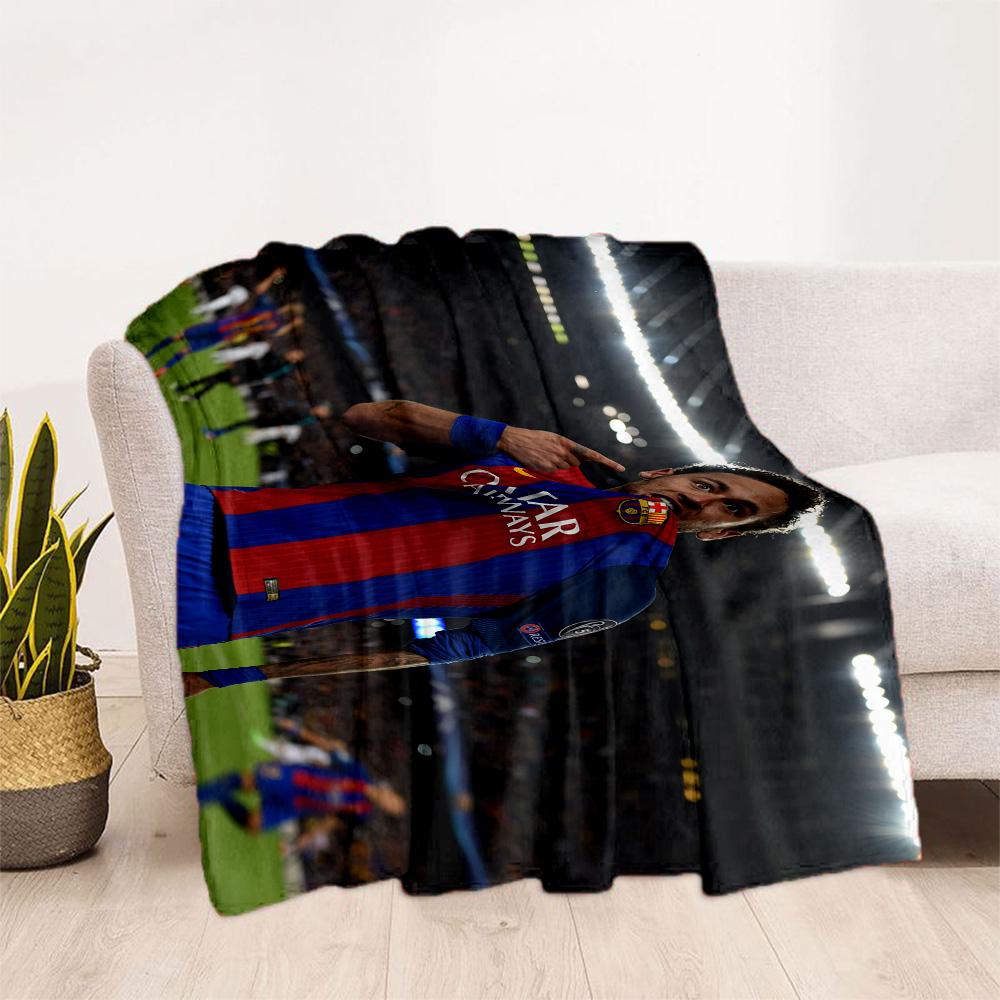 Brazilian Footballer Hairstyle Blanket Soft Warm Cozy Great for Bedding Picnics Couch All-Season Use Warmthful Decor