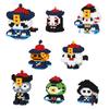 Halloween Ornament Mini Action Figures Ghost Micro Building Blocks DIY Kids Toys Halloween Gifts