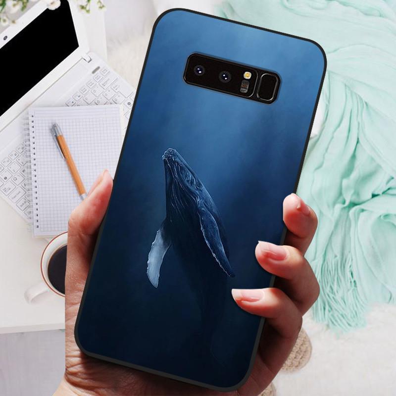 Чехол-накладка для Samsung Note 8 9 7 5 Волк Кошка Животные Силиконовые Мягкие Задние Чехлы для Samsung Galaxy Note 9 Note8 Note7 Чехол для телефона