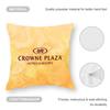 Чехол на подушку Crowne Plaza Hotel, противоаллергенный, с невидимой молнией, шелковистый короткий плюш, для дивана