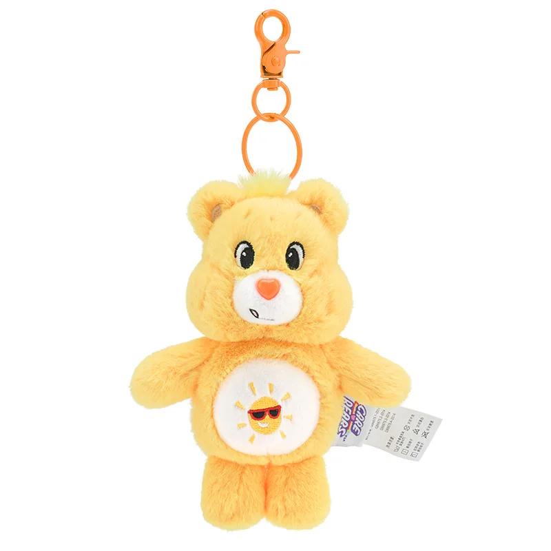 Плюшевые игрушки Sanrio Каваии Медведи Заботы Радужный Медведь Плюшевая Игрушка Аниме Хобби Брелок Подвеска на Сумку со Звуком Куклы Рождественские Подарки на День Рождения