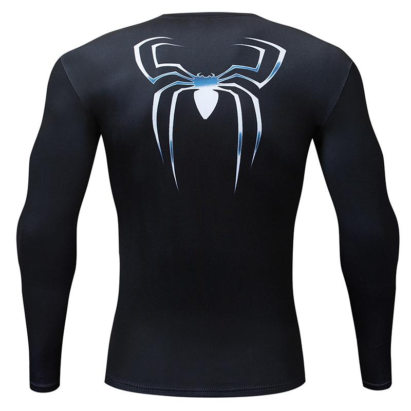 Mens Training Compression Shirt Long Sleeve Running Sportswear Outdoor Sports Menswear