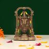 Tirupati Balaji Fine Painting Idol Decorative Showpiece Handcrafted Balaji Murti For Home Office And Gifting Purpose Sculpture (Design 4), Brown