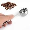 Кофейная ложка с двумя головками и длинной ручкой из нержавеющей стали для пищевого кофе для дома