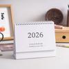 Календарь 2026 Простой блокнот для заметок Ежемесячный Ежедневный Планировщик Расписание Тайм-менеджмент Украшение для рабочего стола Дома Офиса Настольный календарь